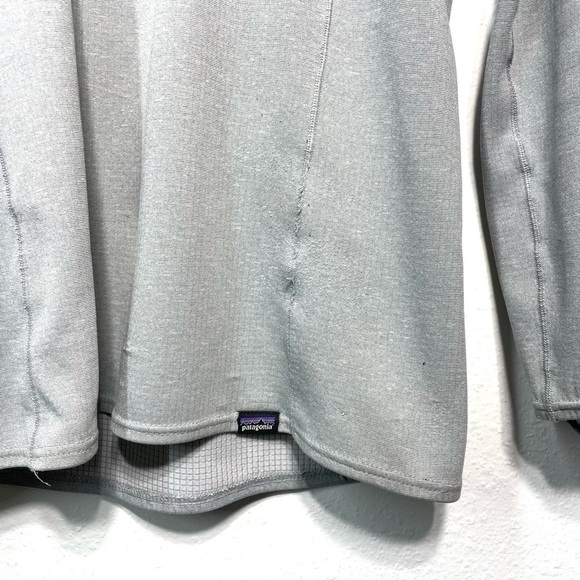 Patagonia Capilene Midweight Zip-Neck Grey Small O106 - Picture 5 of 10